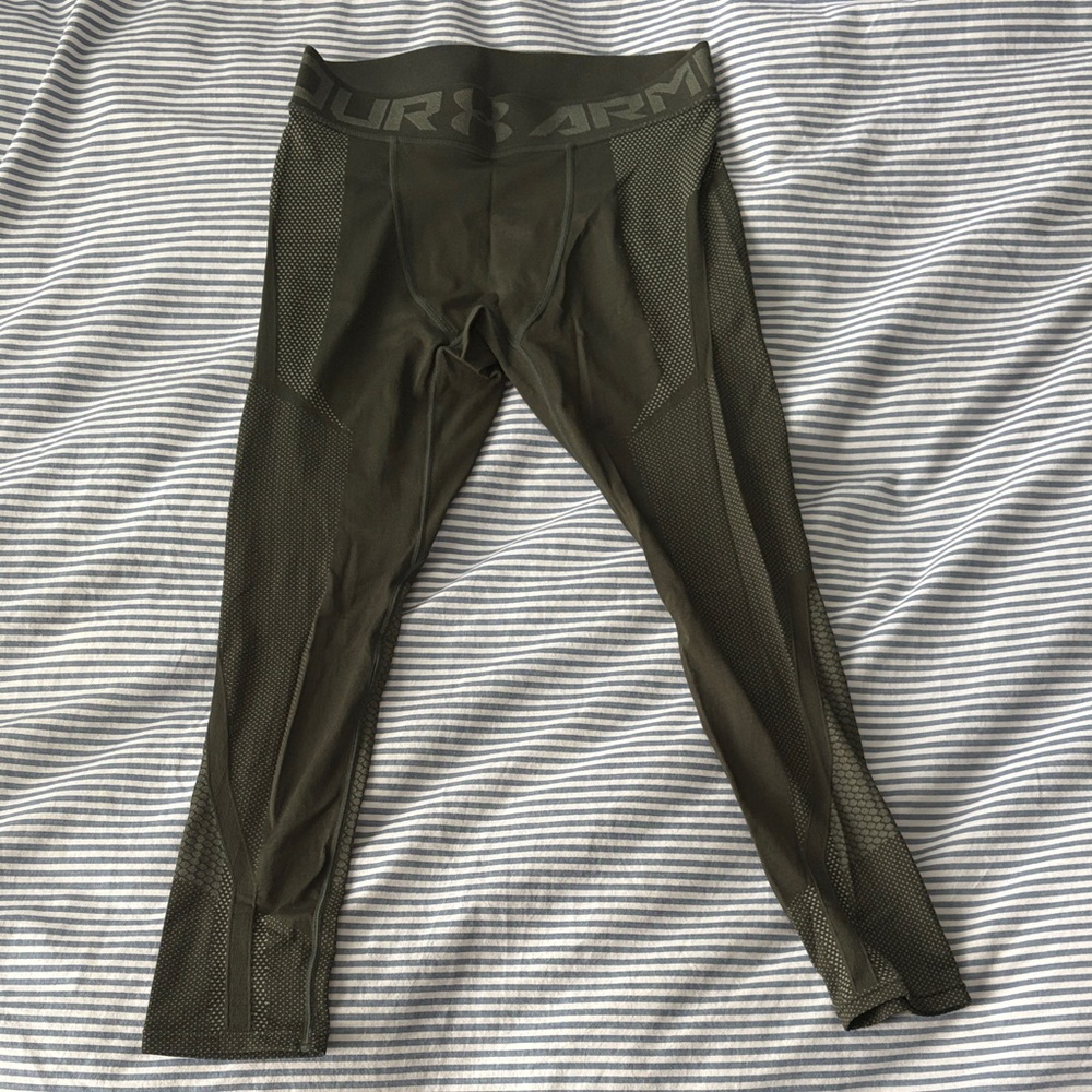 Under Armour Dark Green Performance Leggings